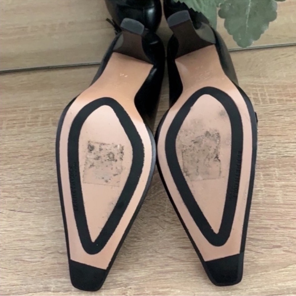 KENNETH COLE NEW YORK BLACK HEELS SIZE 7.5 - Picture 12 of 13